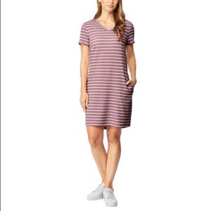 $10 STRIPED LADIES DRESS (with pockets)Gently used